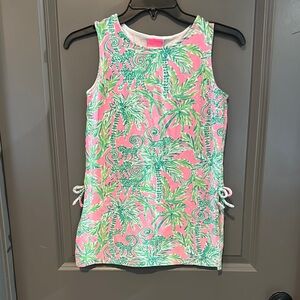 Lilly Pulitzer Pink and Green Kids Dress